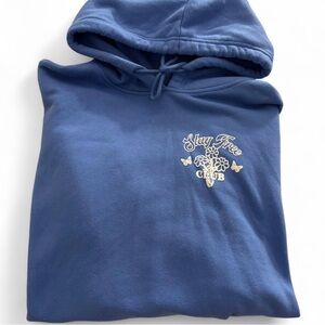 Ardene Blue Graphic Hoodie